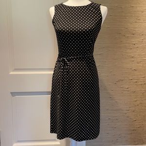 FLP faith love & passion black polkadot dress